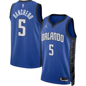 Jordan Brand Paolo Banchero Orlando Magic Unisex Blue Swingman Jersey Statement Edition Magnificent Proven quality! Invest in this reliable jersey.