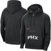 Jordan Brand Phoenix Suns Black Courtside Statement Edition Sophisticated Pullover Hoodie Show your dedication! Own this special jersey for your team.