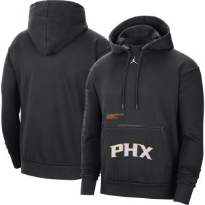 Jordan Brand Phoenix Suns Black Courtside Statement Edition Sophisticated Pullover Hoodie Show your dedication! Own this special jersey for your team.