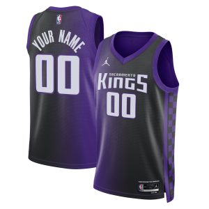 Jordan Brand Sacramento Kings Unisex Purple Swingman Custom Dashing Jersey Statement Edition Sports fans