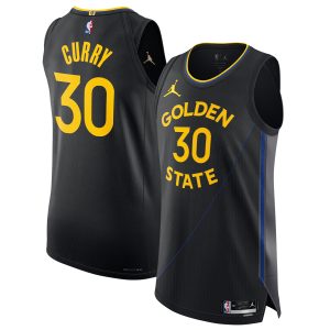 Jordan Brand Stephen Curry Golden State Warriors Black Superb 2024/25 Authentic Jersey Statement Edition Experience luxury! Order this high - end jersey.