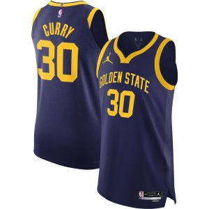Jordan Brand Stephen Curry Golden State Warriors Royal Authentic Player Exquisite Jersey Statement Edition Sports enthusiasts