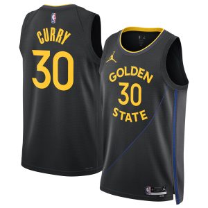 Jordan Brand Stephen Curry Golden State Exquisite Warriors Unisex Black 2024/25 Swingman Jersey Statement Edition Authentic look! Wear this genuine jersey.