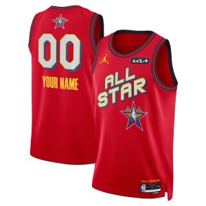 Jordan Brand Unisex Red 2025 NBA All Star Game Stylish Swingman Pick A Player Jersey Trending now! Grab this hot jersey while you can.