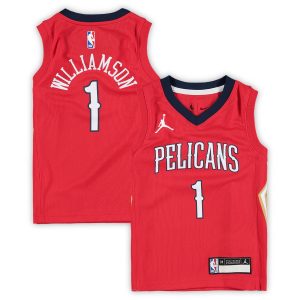 Jordan Brand Zion Williamson New Orleans Pelicans Preschool Red 2020/21 Fast Premium - grade Break Replica Jersey Statement Edition Fan favorite! Join thousands who love this premium jersey.