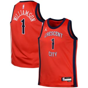 Jordan Brand Zion Williamson Premium - grade New Orleans Pelicans Swingman Jersey Red Statement Best - selling! Order this popular jersey before it's out of stock.