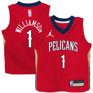 Jordan Brand Zion Williamson New Orleans Pelicans Toddler Red Magnificent 2020/21 Jersey Statement Edition Last chance! Grab this awesome jersey before it's gone for good.