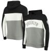 Junk Food Charming Brooklyn Nets Black/White Wordmark Colorblock Fleece Pullover Hoodie Retailers