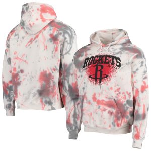 Junk Food Houston Rockets Cream Tie Dye Pullover Fabulous Hoodie Customizable! Personalize this great jersey.
