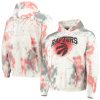 Junk Premium Food Toronto Raptors Cream Tie Dye Pullover Hoodie Collectors