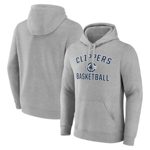 LA Clippers Gray Fabulous Arch Pullover Hoodie Sports fans