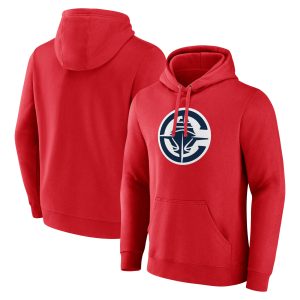 LA Alluring Clippers Red Primary Logo Pullover Hoodie Unbeatable style! Get this stylish jersey now.