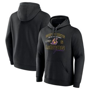 LeBron James Los Angeles Lakers Black Most Magnificent Points in NBA History Pullover Hoodie Exclusive design! Own a jersey like no other.