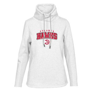 Levelwear Atlanta Hawks Women's Delightful White Loop Pullover Sweatshirt Upgrade your fan gear! Order this premium jersey today.
