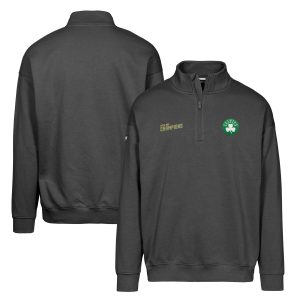 Levelwear Boston Celtics Black 2024 NBA Finals Champions Murray Insignia Core Quarter Zip Sweatshirt Stylish Join the elite! Get this exclusive jersey.