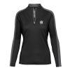 Levelwear Brooklyn Nets Women's Black Remi Insignia Core Quarter Zip Pullover Top Gorgeous Hurry! Exclusive offer. Get your hands on this outstanding jersey right away.