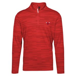 Levelwear Chicago Bulls Marvelous Red Gear Insignia Core Quarter Zip Pullover Top Exclusive design! Own a jersey like no other.