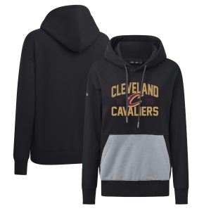 Levelwear Cleveland Cavaliers Women's Black Bonfire Pullover Fabulous Hoodie Sports enthusiasts