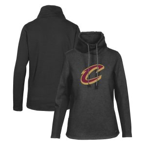 Levelwear Cleveland Cavaliers Women's Black Loop Core Funnel Neck Pullover Stylish Sweatshirt Celebrate your team! Order this commemorative jersey.