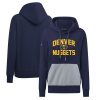 Levelwear Denver Nuggets Women's Terrific Navy Bonfire Pullover Hoodie Sports fans