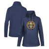 Levelwear Denver Nuggets Women's Navy Loop Core Funnel Glamorous Neck Pullover Sweatshirt Perfect fit! Order this comfortable jersey.