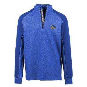 Levelwear Golden State Warriors Sophisticated Royal Galaxy Insignia Core Quarter Zip Pullover Top Stand out from the crowd! Wear this eye - catching jersey.
