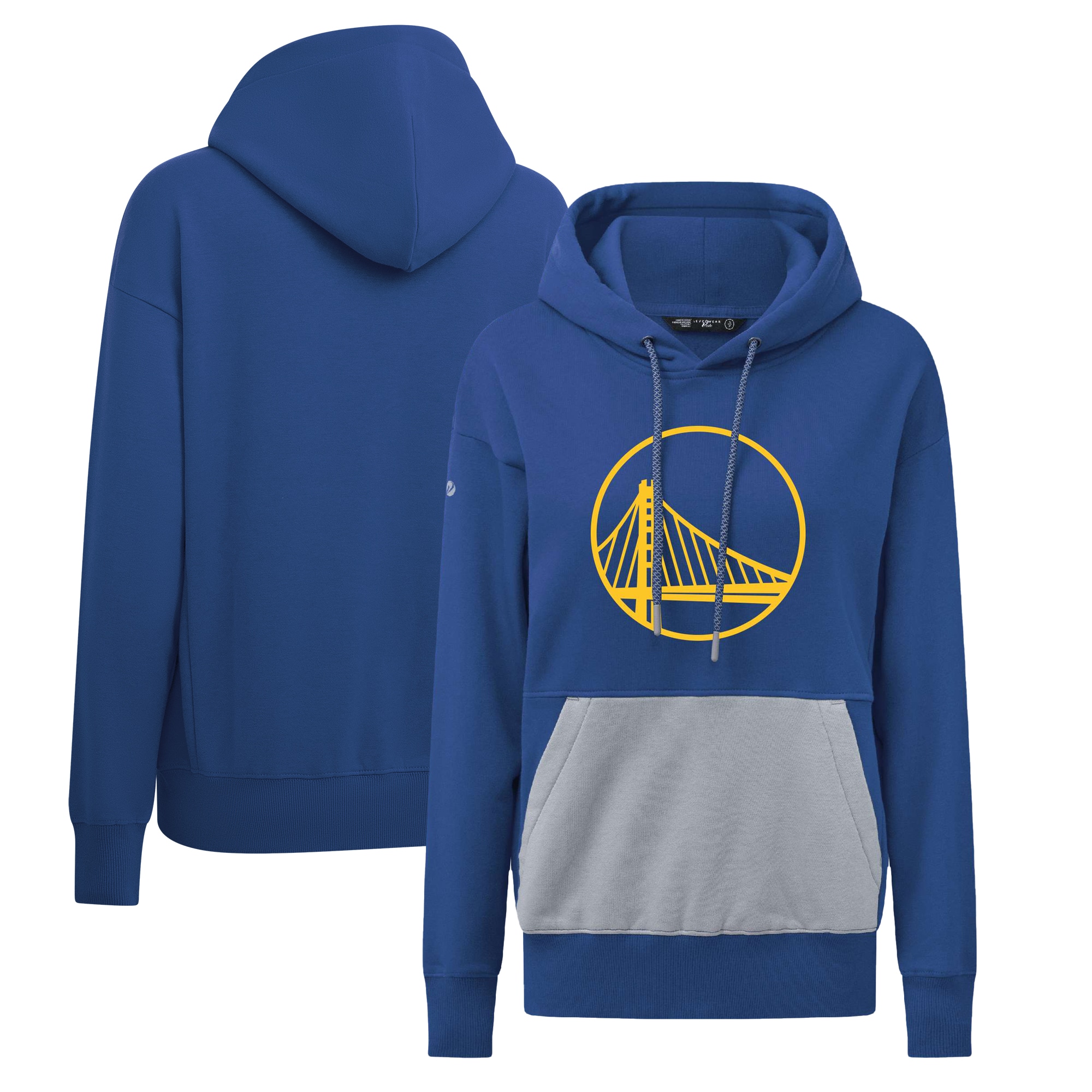 Levelwear Golden State Warriors Women's Royal Admirable Bonfire Pullover Hoodie Sports fans