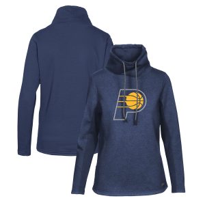 Levelwear Indiana Pacers Captivating Women's Navy Loop Core Funnel Neck Pullover Sweatshirt Perfect fit! Order this comfortable jersey.