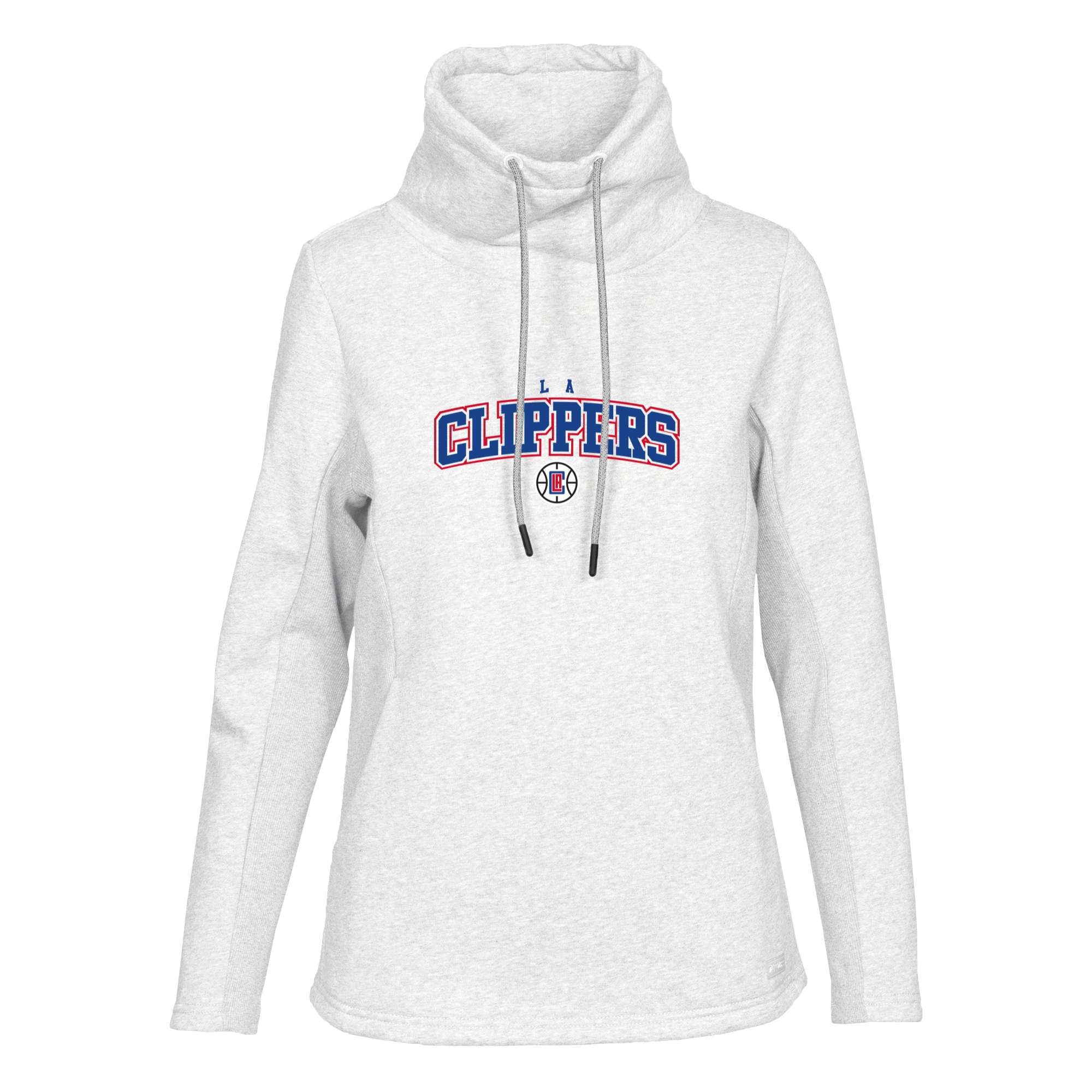 Levelwear Amazing LA Clippers Women's White Loop Pullover Sweatshirt Exclusive design! Own a jersey like no other.