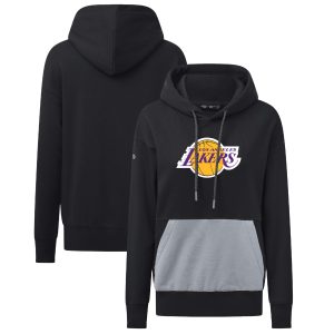 Levelwear Los Angeles Lakers Stunning Women's Black Bonfire Pullover Hoodie Gift idea! Surprise a sports fan with this amazing jersey.