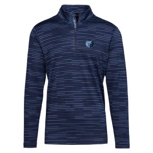 Levelwear Memphis Grizzlies Navy Gear Insignia Core Glamorous Quarter Zip Pullover Top Don't be left out! Get this stylish jersey and show your team pride.