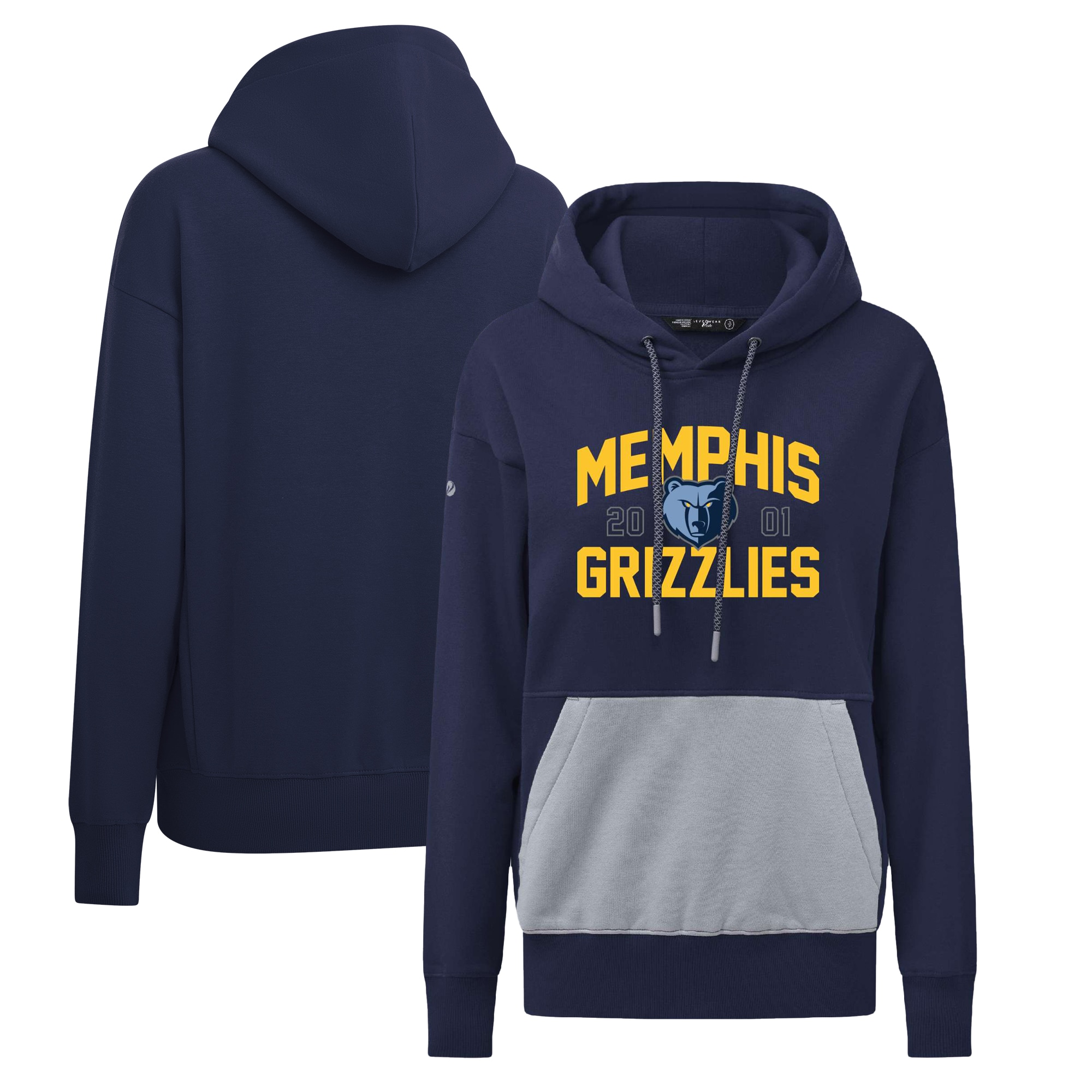 Levelwear Memphis Grizzlies Women's Navy Bonfire Pullover Delightful Hoodie Experience luxury! Order this high - end jersey.