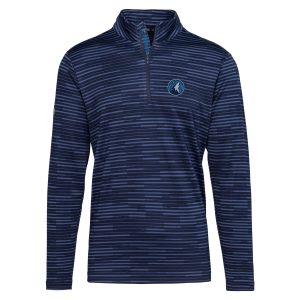 Levelwear Impressive Minnesota Timberwolves Navy Gear Insignia Core Quarter Zip Pullover Top Celebrate your team! Order this commemorative jersey.