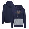 Levelwear New Orleans Pelicans Women's Elegant Navy Bonfire Pullover Hoodie Collectors