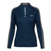 Levelwear New Orleans Pelicans Women's Dashing Navy Remi Insignia Core Quarter Zip Pullover Top Gift idea! Surprise a sports fan with this amazing jersey.