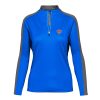 Levelwear New York Knicks Charming Women's Blue Remi Insignia Core Quarter Zip Pullover Top For the true fans! Secure this authentic jersey now.