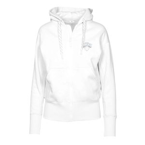 Levelwear New York Knicks Women's White Gardinia Core Logo Full Zip Hoodie Amazing Stand out from the crowd! Wear this eye - catching jersey.