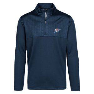 Levelwear Oklahoma City Thunder High - quality Navy Truth Insignia Core Quarter Zip Pullover Top Exclusive design! Own a jersey like no other.