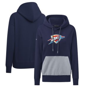 Levelwear Oklahoma High - quality City Thunder Women's Navy Bonfire Pullover Hoodie Best - selling! Order this popular jersey before it's out of stock.