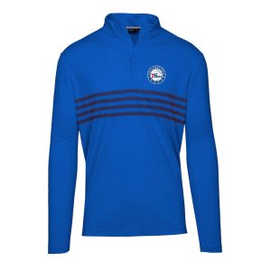 Levelwear Unique Philadelphia 76ers Royal Asher Insignia Core Quarter Zip Pullover Top Flash sale! Snag this great jersey at a discounted price.