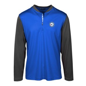 Levelwear Philadelphia Enchanting 76ers Royal Spector Insignia Core Quarter Zip Pullover Top Designed for performance! Get this functional jersey.