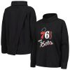 Levelwear Philadelphia 76ers Marvelous Women's Black Sunset Pullover Sweatshirt New arrival! Check out this fresh and exciting jersey.