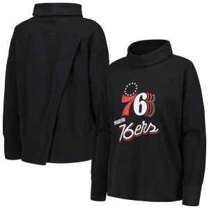 Levelwear Philadelphia 76ers Marvelous Women's Black Sunset Pullover Sweatshirt New arrival! Check out this fresh and exciting jersey.