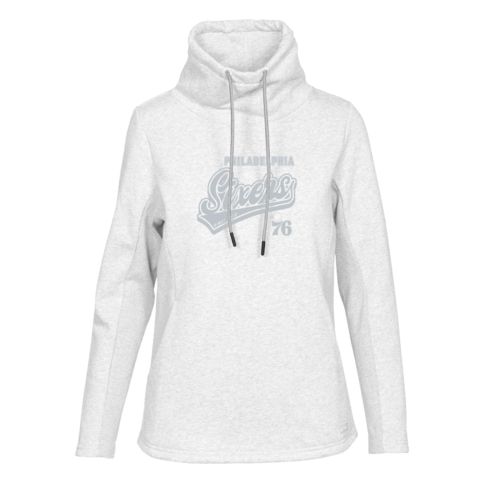 Levelwear Philadelphia 76ers Women's Exceptional Cream Loop Sweep Pullover Sweatshirt Designed for performance! Get this functional jersey.