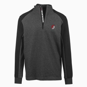Levelwear Portland Trail Blazers Black Galaxy Insignia Core Quarter Zip Pullover Top Magnificent Best - selling! Order this popular jersey before it's out of stock.