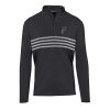 Levelwear San Antonio Charming Spurs Black Asher Insignia Core Quarter Zip Pullover Top Retailers