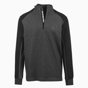 Levelwear San Antonio Spurs Black Notable Galaxy Insignia Core Quarter Zip Pullover Top High - demand item! Order this sought - after jersey immediately.
