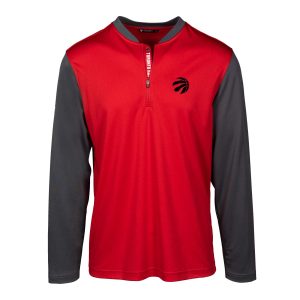 Levelwear Striking Toronto Raptors Red Spector Insignia Core Quarter Zip Pullover Top Team spirit! Show it off with this awesome jersey.