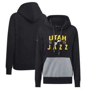 Levelwear Utah Jazz Striking Women's Black Bonfire Pullover Hoodie Be the first! Order this trendy jersey ahead of the crowd.