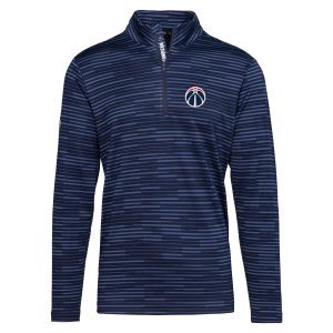 Levelwear Washington Wizards Navy Magnificent Gear Insignia Core Quarter Zip Pullover Top Collectors